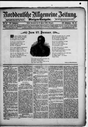 Norddeutsche allgemeine Zeitung vom 27.01.1894