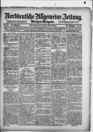 Norddeutsche allgemeine Zeitung on Jan 30, 1894