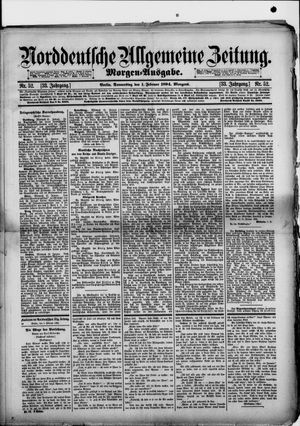 Norddeutsche allgemeine Zeitung vom 01.02.1894