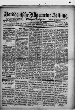 Norddeutsche allgemeine Zeitung vom 04.02.1894