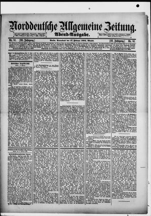 Norddeutsche allgemeine Zeitung vom 17.02.1894