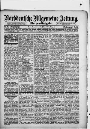 Norddeutsche allgemeine Zeitung vom 24.02.1894
