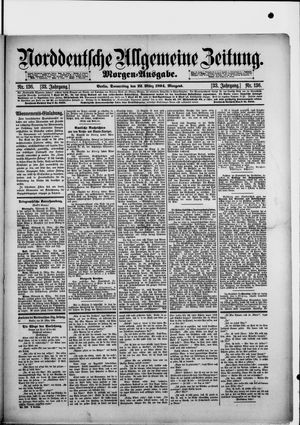 Norddeutsche allgemeine Zeitung vom 22.03.1894
