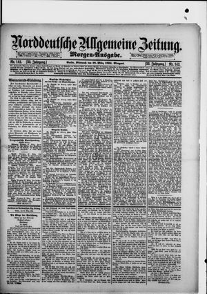 Norddeutsche allgemeine Zeitung vom 28.03.1894