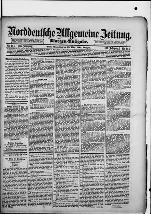 Norddeutsche allgemeine Zeitung on Mar 29, 1894