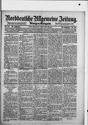 Norddeutsche allgemeine Zeitung vom 04.04.1894