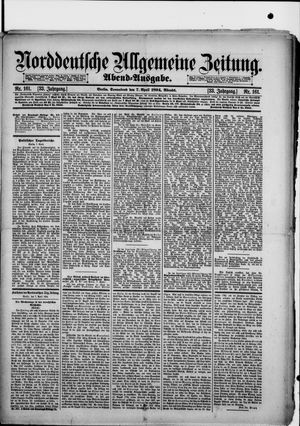 Norddeutsche allgemeine Zeitung on Apr 7, 1894