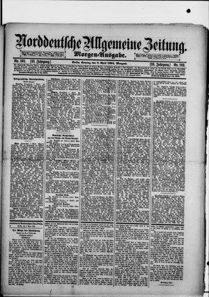 Norddeutsche allgemeine Zeitung vom 08.04.1894