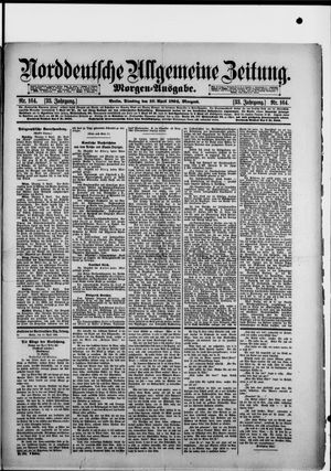 Norddeutsche allgemeine Zeitung vom 10.04.1894