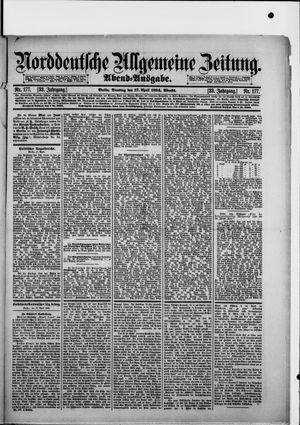 Norddeutsche allgemeine Zeitung vom 17.04.1894