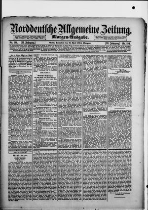 Norddeutsche allgemeine Zeitung vom 21.04.1894