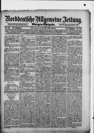 Norddeutsche allgemeine Zeitung vom 22.04.1894