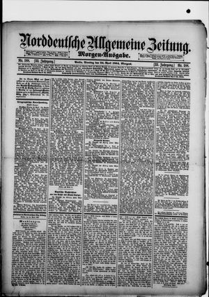 Norddeutsche allgemeine Zeitung vom 24.04.1894