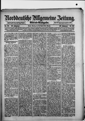 Norddeutsche allgemeine Zeitung vom 24.04.1894