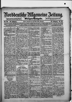 Norddeutsche allgemeine Zeitung vom 28.04.1894