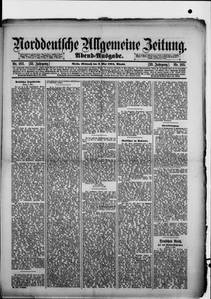 Norddeutsche allgemeine Zeitung on May 2, 1894