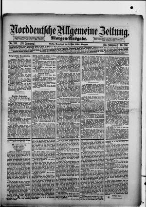 Norddeutsche allgemeine Zeitung vom 05.05.1894