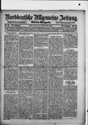 Norddeutsche allgemeine Zeitung vom 10.05.1894