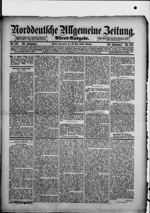 Norddeutsche allgemeine Zeitung vom 12.05.1894