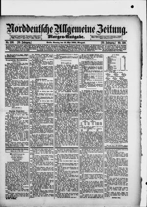 Norddeutsche allgemeine Zeitung vom 13.05.1894