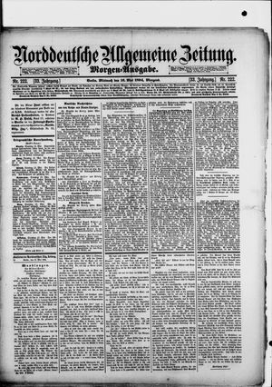 Norddeutsche allgemeine Zeitung vom 16.05.1894