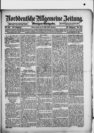 Norddeutsche allgemeine Zeitung vom 18.05.1894