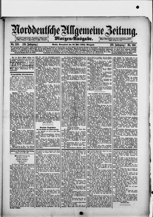 Norddeutsche allgemeine Zeitung vom 19.05.1894