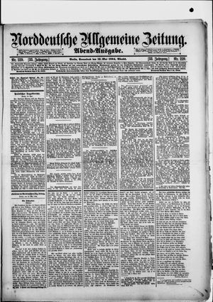 Norddeutsche allgemeine Zeitung vom 19.05.1894