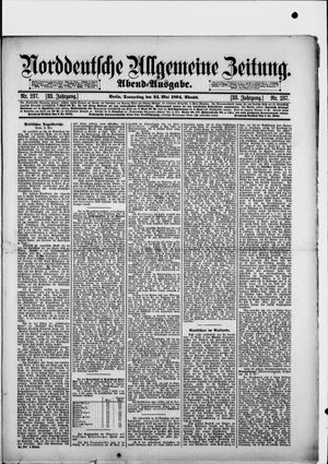 Norddeutsche allgemeine Zeitung vom 24.05.1894