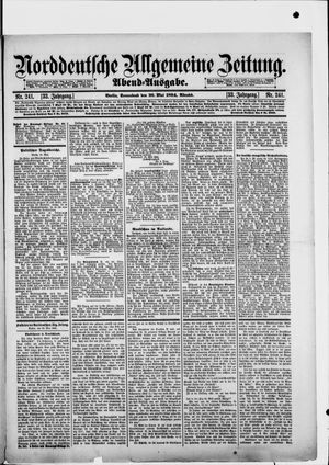 Norddeutsche allgemeine Zeitung on May 26, 1894