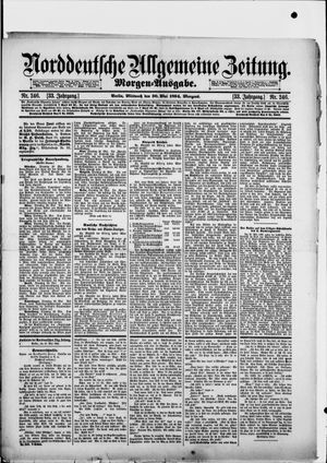 Norddeutsche allgemeine Zeitung vom 30.05.1894