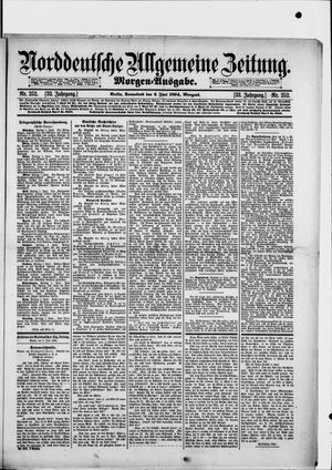Norddeutsche allgemeine Zeitung on Jun 2, 1894