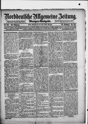 Norddeutsche allgemeine Zeitung vom 20.06.1894