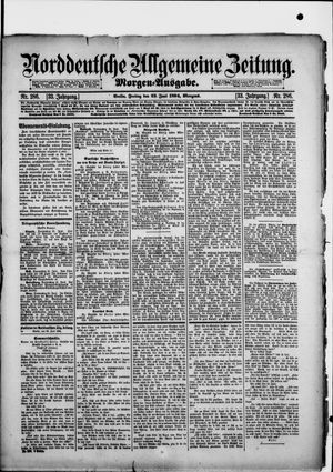 Norddeutsche allgemeine Zeitung vom 22.06.1894
