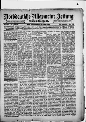 Norddeutsche allgemeine Zeitung vom 23.06.1894