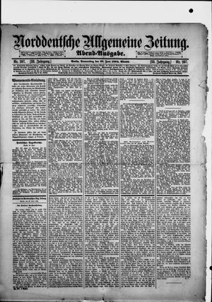Norddeutsche allgemeine Zeitung on Jun 28, 1894