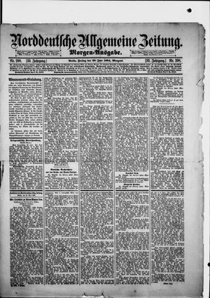 Norddeutsche allgemeine Zeitung on Jun 29, 1894