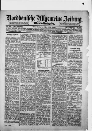 Norddeutsche allgemeine Zeitung vom 03.07.1894