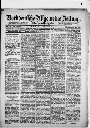 Norddeutsche allgemeine Zeitung on Jul 7, 1894