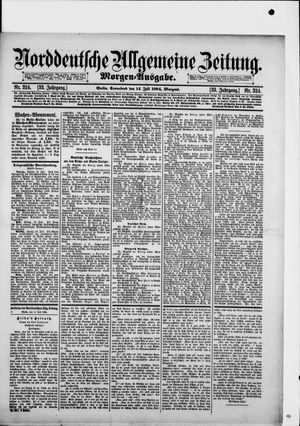 Norddeutsche allgemeine Zeitung vom 14.07.1894