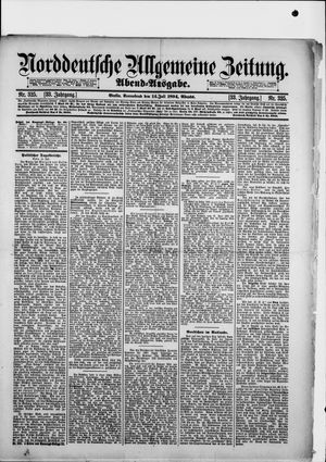 Norddeutsche allgemeine Zeitung vom 14.07.1894