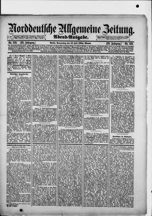 Norddeutsche allgemeine Zeitung vom 19.07.1894