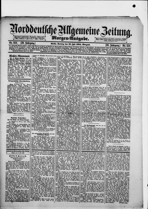 Norddeutsche allgemeine Zeitung vom 29.07.1894