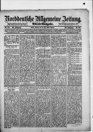 Norddeutsche allgemeine Zeitung vom 30.07.1894