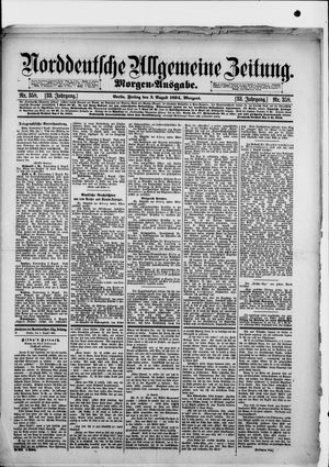 Norddeutsche allgemeine Zeitung vom 03.08.1894