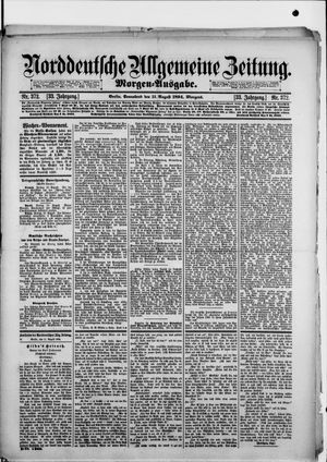 Norddeutsche allgemeine Zeitung vom 11.08.1894