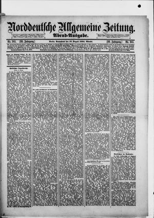 Norddeutsche allgemeine Zeitung vom 18.08.1894