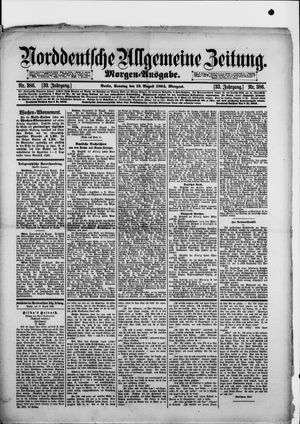 Norddeutsche allgemeine Zeitung vom 19.08.1894