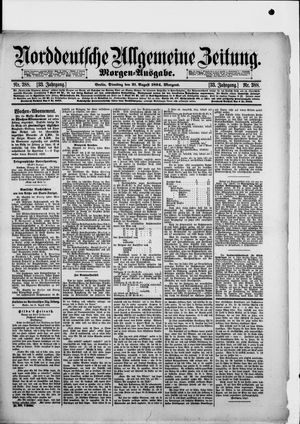 Norddeutsche allgemeine Zeitung vom 21.08.1894