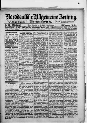 Norddeutsche allgemeine Zeitung vom 23.08.1894